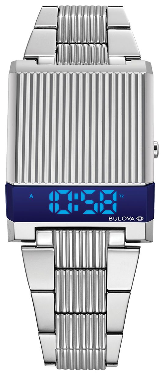 Bulova 96C139 Archive Series Computron LED (31mm) Blue Watch