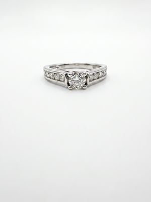 18k White Gold Diamond Set Ring JM1823