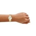 Armani Exchange Two-Hand Quartz (34mm) Champagne Sunray Dial / Gold PVD Stainless Steel Bracelet AX4409 - alternate view 3
