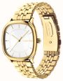 Calvin Klein CK Shape Quartz (37mm) Silver Sunray Dial / Gold PVD Stainless Steel Bracelet 25200582 - alternate view 2