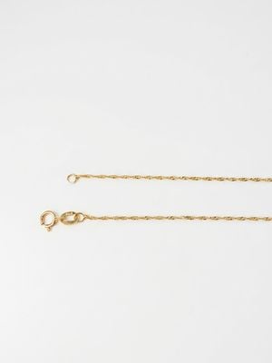 9ct Yellow Gold Ultra Fine Signaport Solid 0.95mm 16" Chain SSIN-95-9Y-16