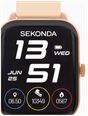 Sekonda Motion Go Smartwatch (37mm) Digital Display / Beige Silicone Strap 30290 - alternate view 2
