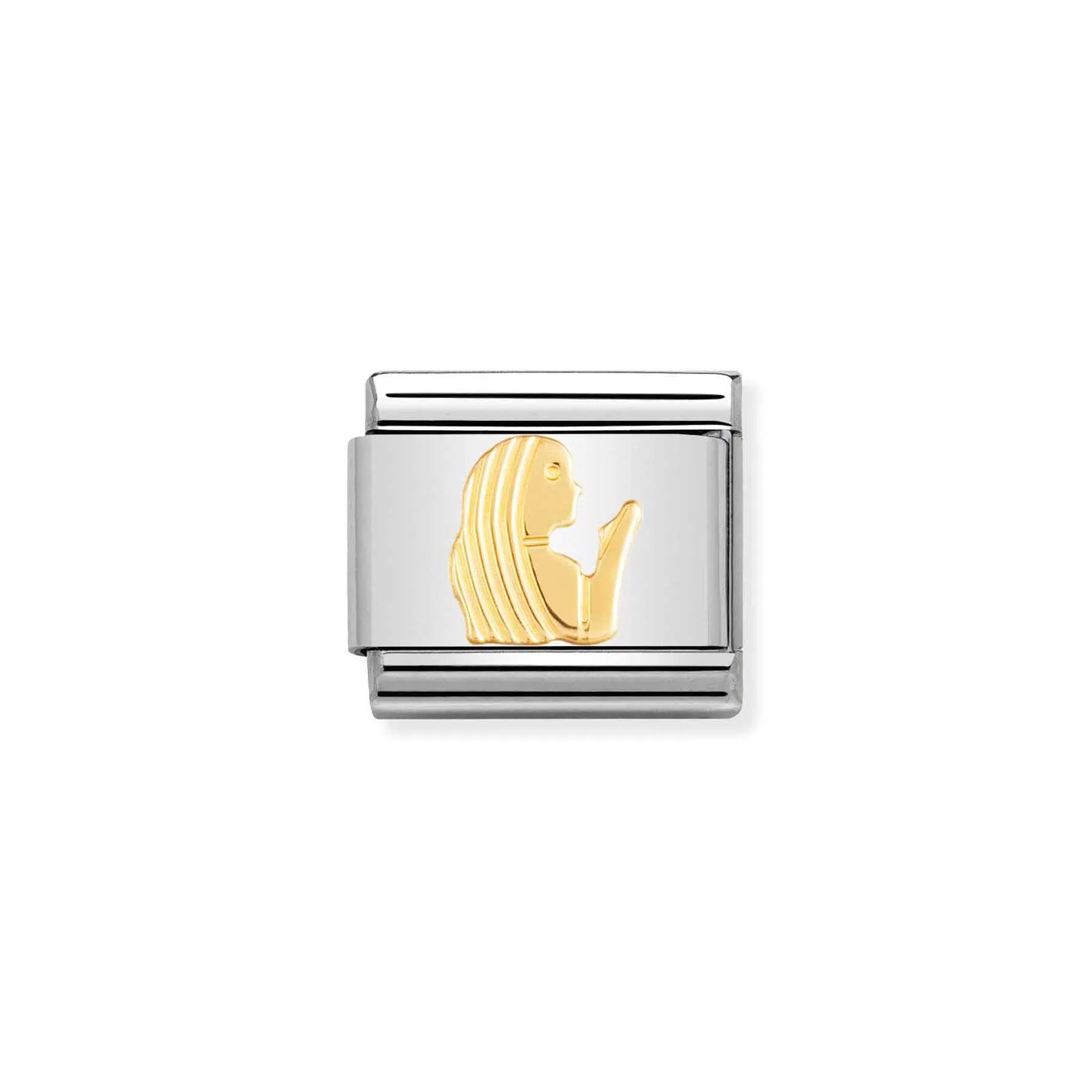 Nomination 030104/06 Classic Virgo 18ct Gold & Steel Charm Jewellery