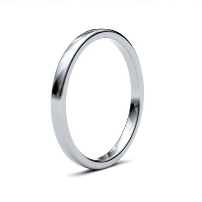 James Moore Wedding Ring  | 2mm | Medium | Size Soft Court | AG_2LMS-9W AG_2LMS-9W