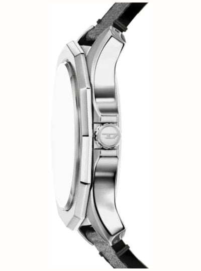 Diesel Stinger Black Blak Dail Leather Watch DZ2248 - alternate view 2
