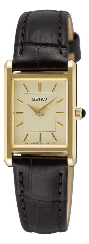 Seiko SWR110P1 Classic Dress (19.6mm) Champagne Dial / Dark Watch