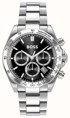 BOSS HERO 2.0 Chronograph (44mm) Black Dial / Stainless Steel Bracelet 1514267