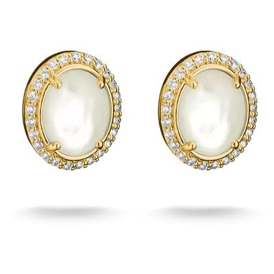 Thomas Sabo H2354-M01-14 Ear Studs Mother-of-Pearl White Jewellery