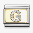 Nomination Classic Letter G Glitter Charm 030291/07