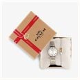 Coach Ladies Cary White Dial Two Tone Bracelet Watch & Two Tone C Bracelet Gift Set 14000140 - alternate view 2