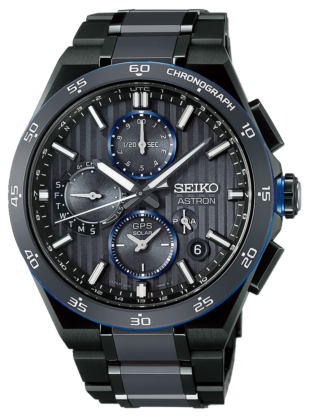 Seiko HAB008J1 Astron GPS Solar Dual Time Chronograph (43. Watch