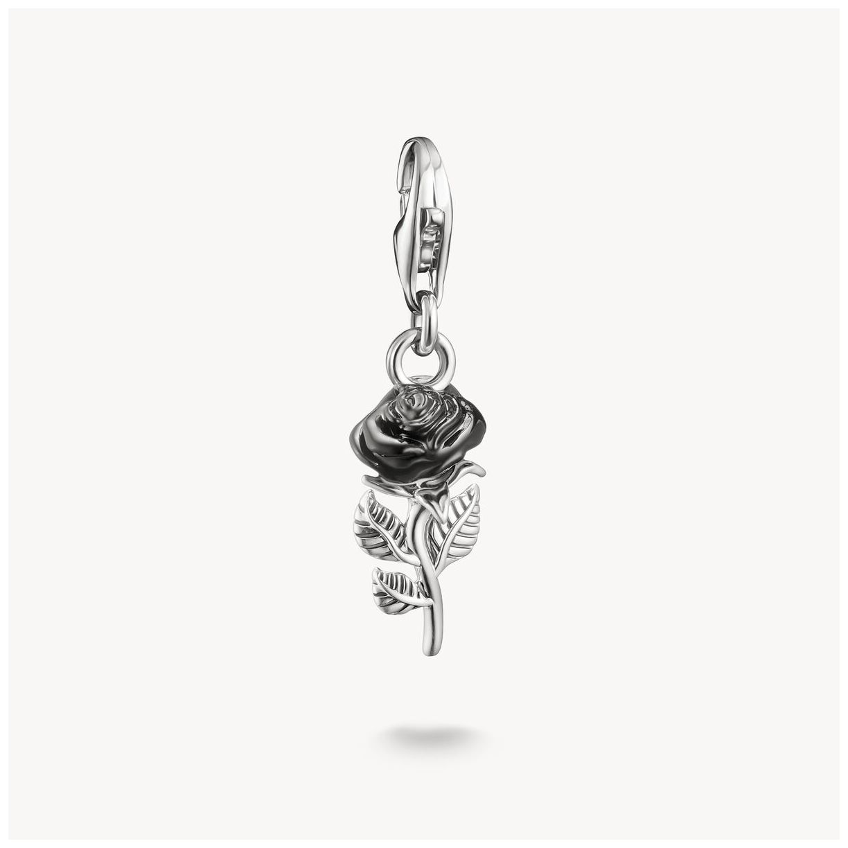 Thomas Sabo 2232-664-11 Silver Charm Pendant Rose Enamel Jewellery