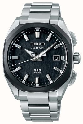 Seiko Astron GPS Solar Titanium Black Dial SSJ007J1