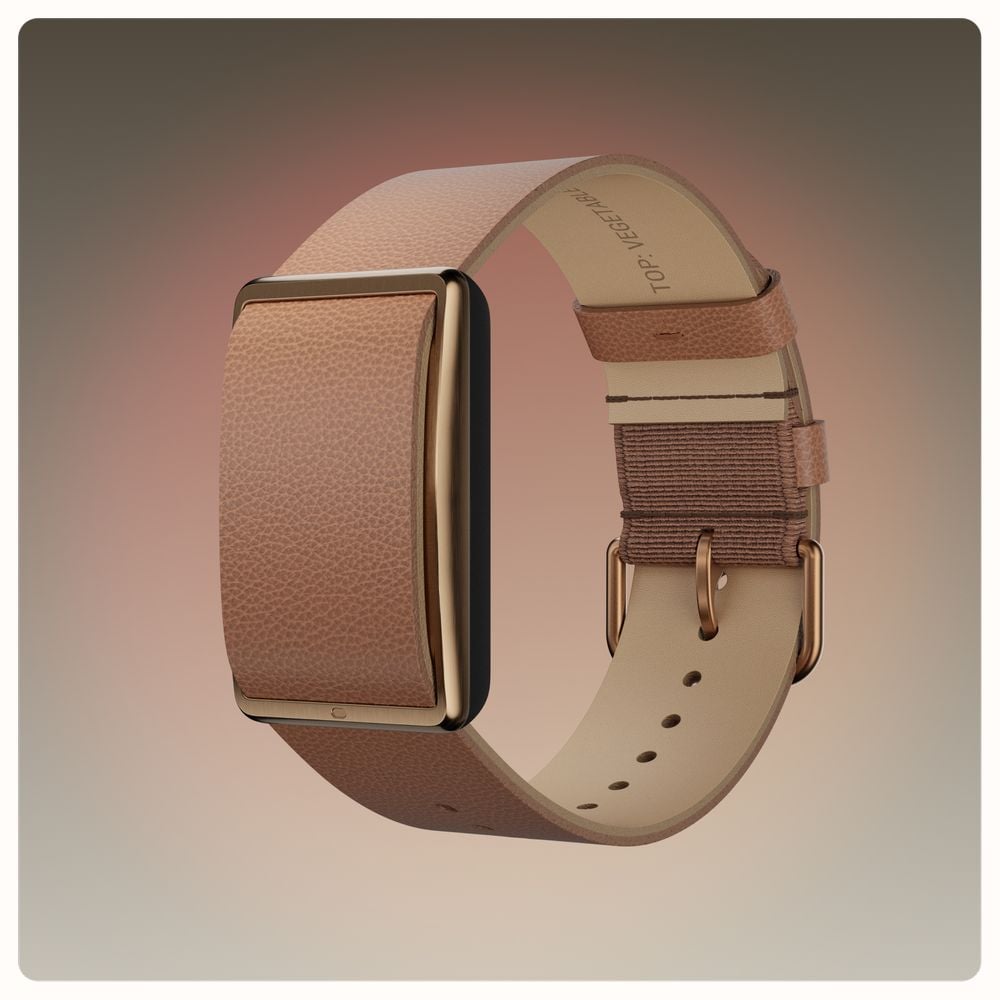 Polar Loop Brown Leather Band (S-L) - STRAP ONLY 910121271 - alternate view 4