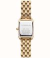 Herbelin Art Déco Quartz (17.8mm) Silver Guilloché Dial / Gold PVD Stainless Steel Double-Wrap Bracelet 17438BLP1N08 - alternate view 5