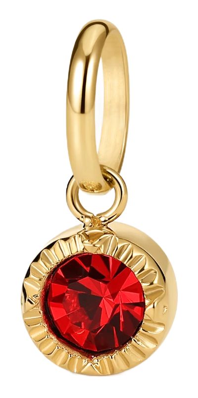 D.LOUISE CH-40-07 Mini Bezel Birthstone July/Ruby Jewellery