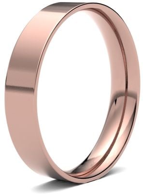 James Moore Wedding Rings | 9ct Rose Gold | 4mm | Light | Flat Court | AG_4LLE-9R
