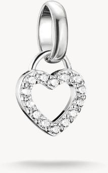 Thomas Sabo Heart Charm With White Zirconia – Connect CC1369-M02-14