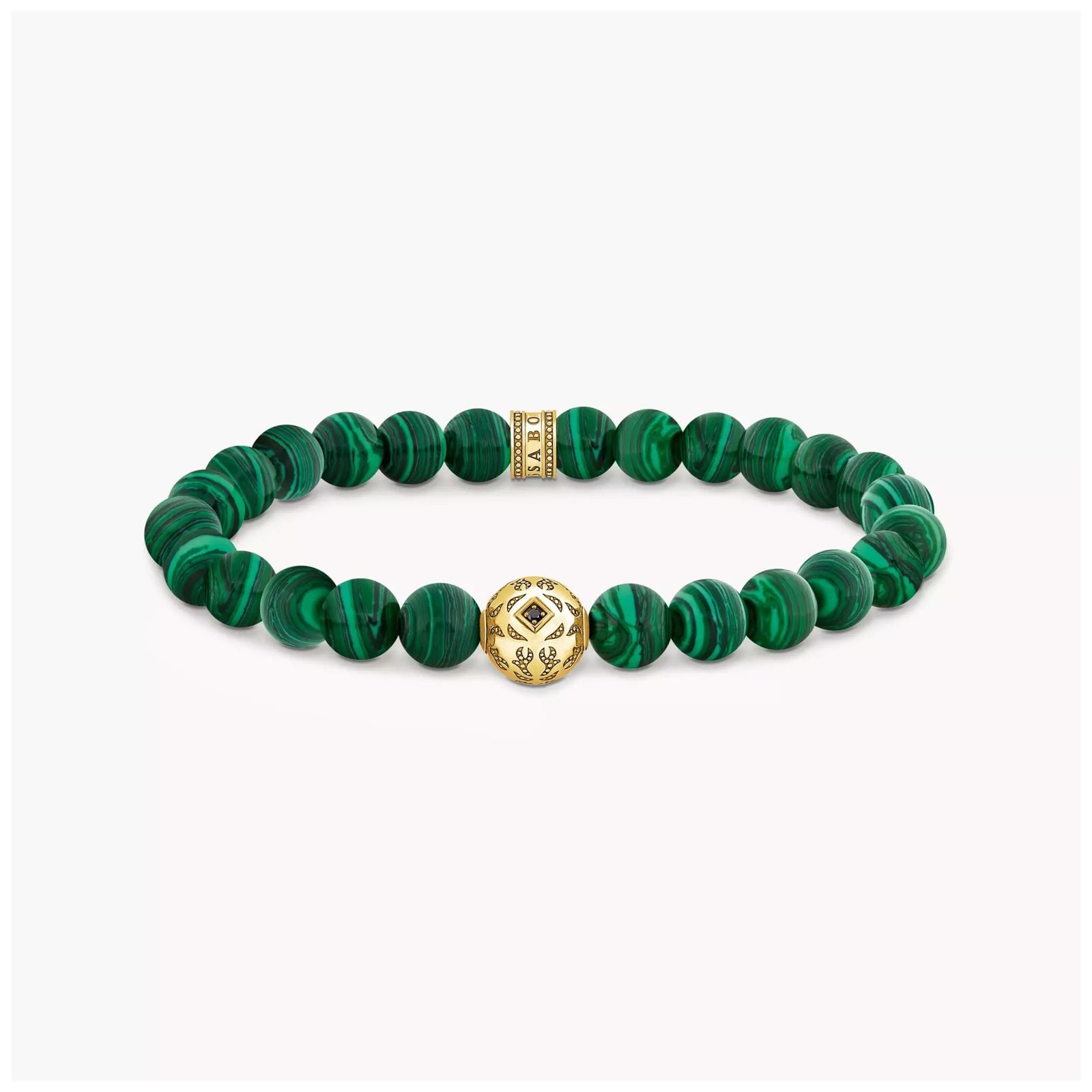 Thomas Sabo A2145-140-6-L19 Gold-plated Beads Bracelet With Jewellery