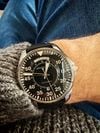 Customer picture of Hamilton Khaki Aviation Pilot Day-Date Automatic (42mm) Black Dial / Black Leather Strap H64615735