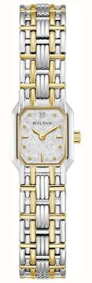 Bulova Sophia 'Goddess of Time' Recreation (16mm) Silver Denchu Dial / Two-Tone Stainless Steel Bracelet 98P237