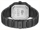 Lacoste Black Stainless Steel Bracelet Black Gold Dail LC33 Square Watch 2011532 - alternate view 3
