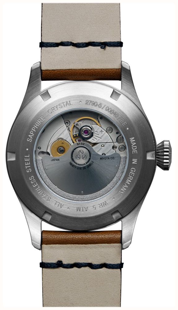 Bauhaus Aviation Tornado Automatico 27645 – Orologio Da Aviatore Uomo, Movimento Citizen Miyota 8217, Vetro Zaffiro, 42mm, Made In Germany