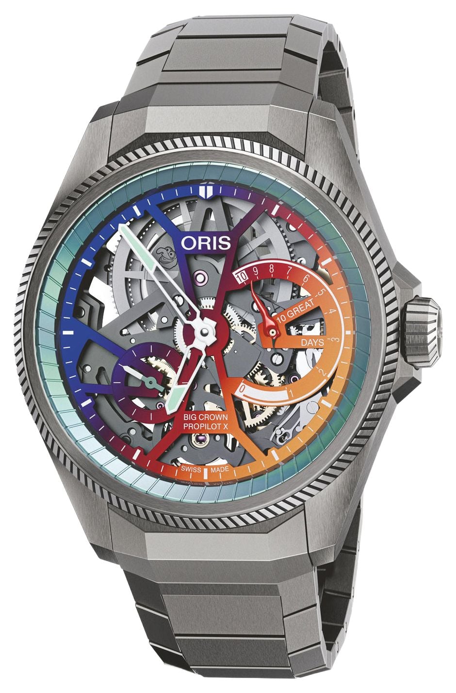 ORIS 01 115 7759 7180-SET Big Crown ProPilot X Gonzo Edition Watch