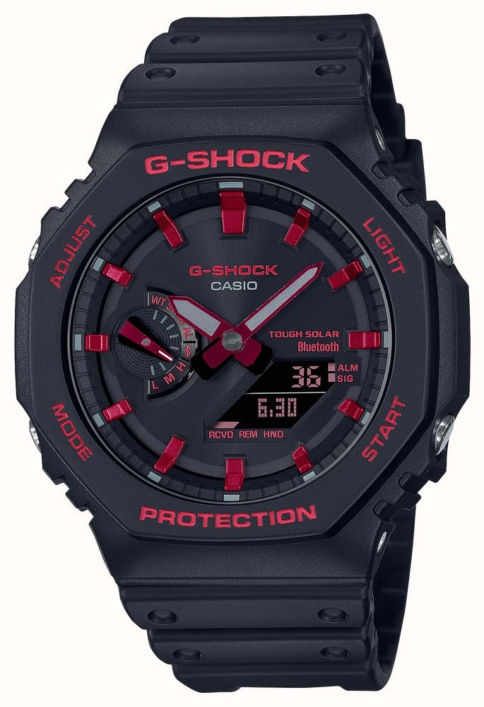 Shock 2100 1a1 Red Ga 2100 Casio G-Shock Ignite Red Series Tough