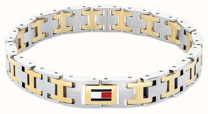 Tommy Hilfiger H-Link Two-Tone stainless Steel Bracelet 2790683