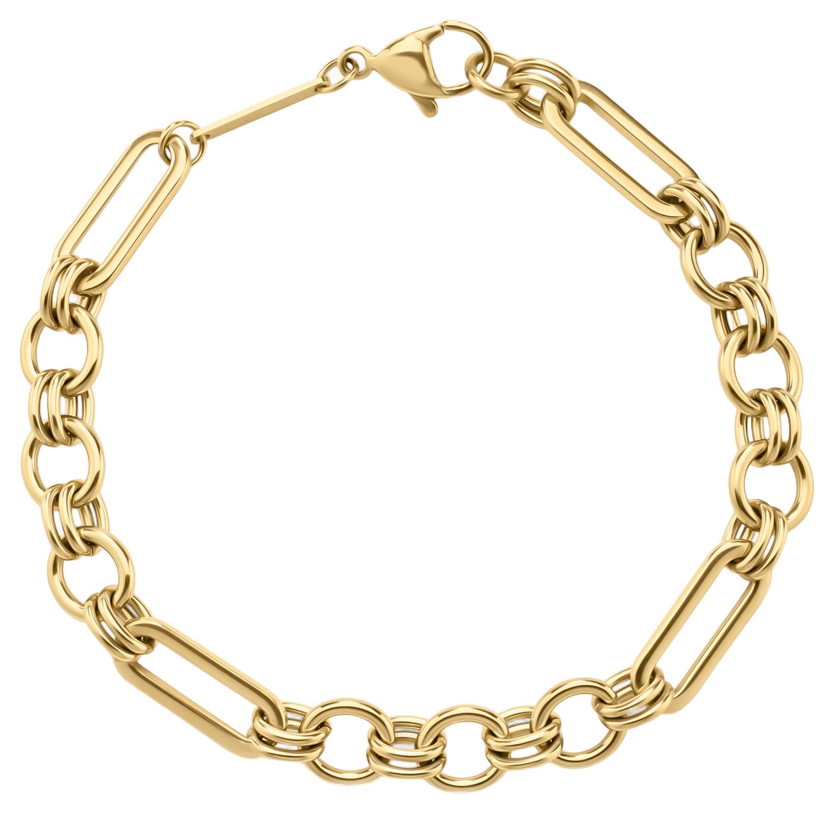 D.LOUISE NAB-02-17 Eternal Link Chain Bracelet 17cm Jewellery