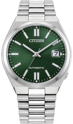 Citizen Tsuyosa Automatic (37mm) Sunray Green Dial / Stainless Steel Bracelet NJ0200-50X