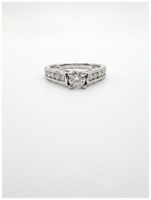 18k White Gold Diamond Set Ring JM1823