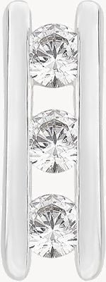 Perfection Crystals Channel Set Trilogy Pendant (0.25ct) P4048-SK