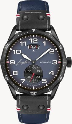Junghans Meister Pilot Automatic Navy Blue | Blue Dial | Blue Leather Strap 27/4397.00