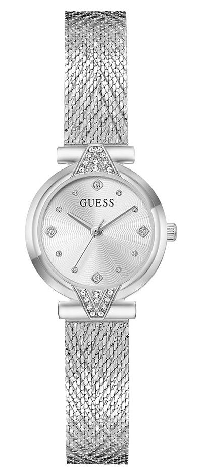 Guess GW1086L1 Womens Louisa Silver-Tone Sunray Dial Silver- Watch