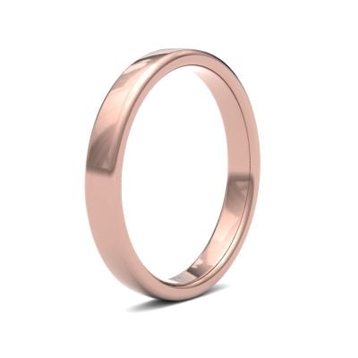 James Moore Wedding Ring  | 3mm | Medium | Size Soft Court | AG_3LMS-9R AG_3LMS-9R