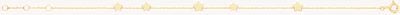 Treasure House Ladies 9ct Yellow Gold Star Bracelet BR659