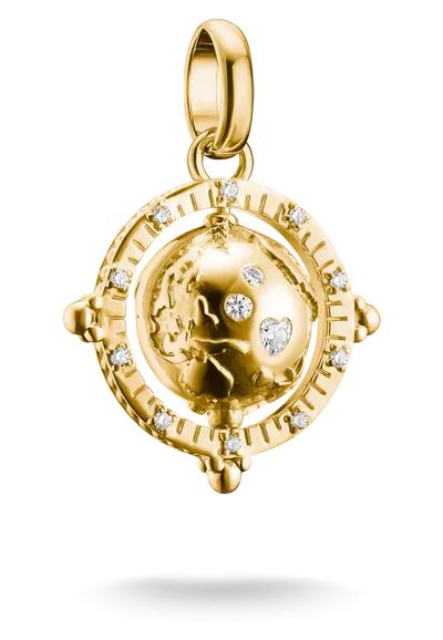 Thomas Sabo CC1348-M01-14 Charming Connect 18ct Gold Plated Jewellery
