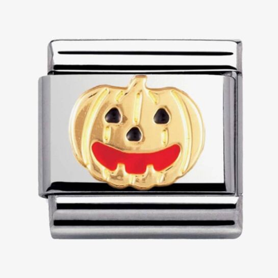 Nomination Classic Pumpkin 18ct Gold Charm 030216/05
