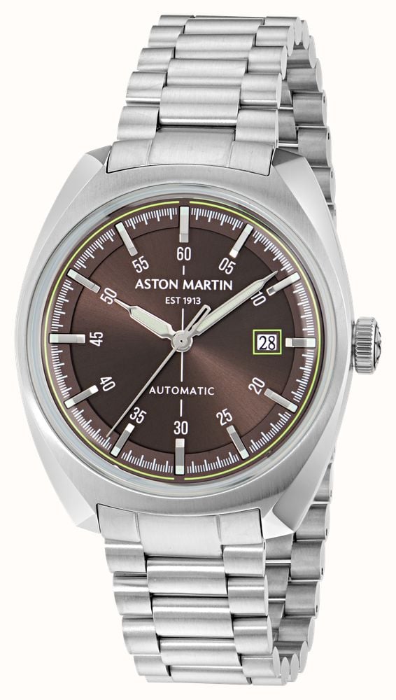 Aston Martin TS2 Timeless Automatic (41mm) Brown Sunray Dial / Stainless Steel Bracelet MTTS2S602 - alternate view 2
