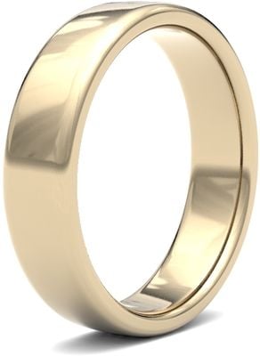 James Moore Wedding Rings | 9ct Yellow Gold | 5mm | Medium | Soft Court | AG_5LMS-9Y