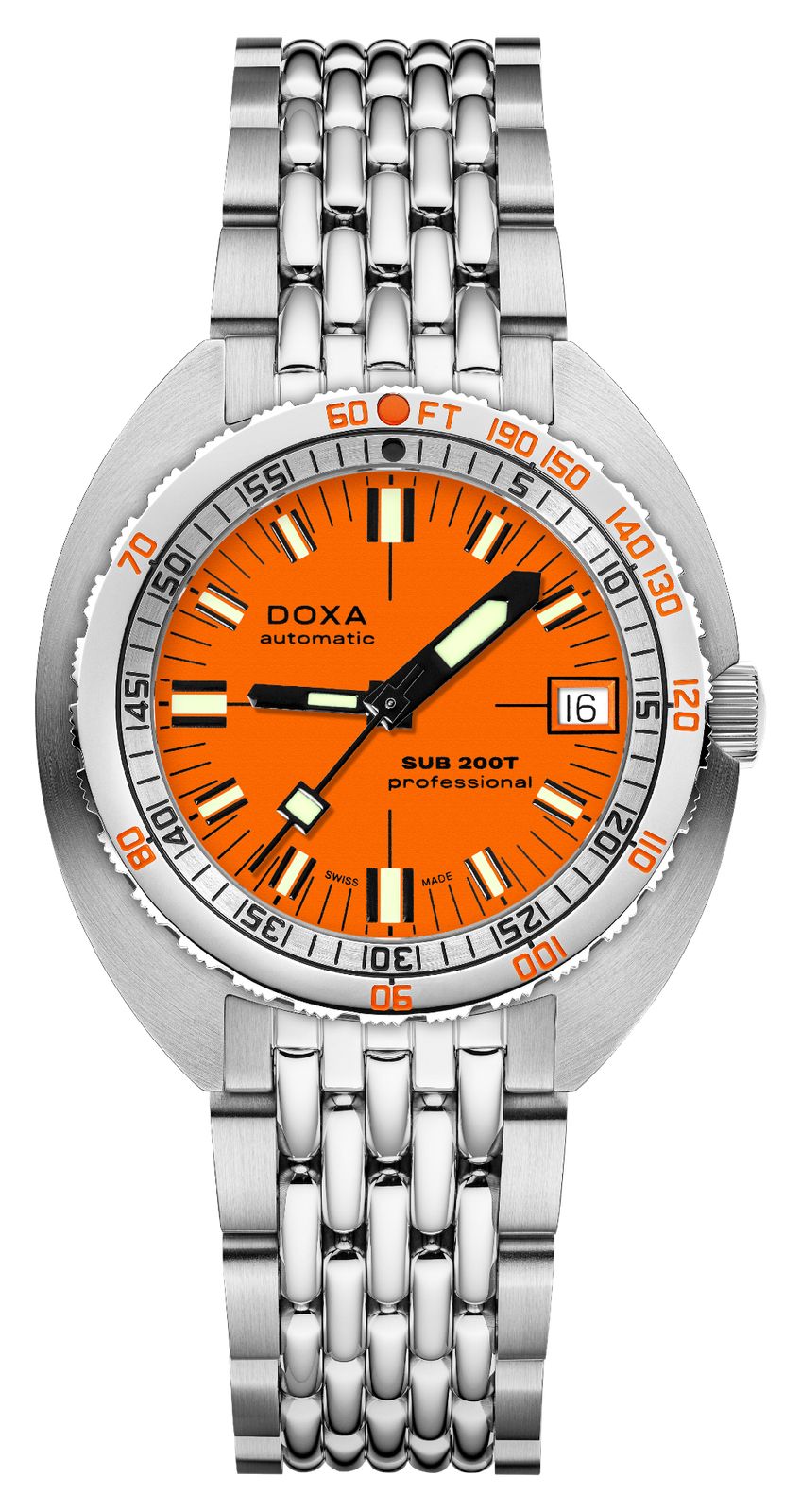 DOXA 804.10.351.10 SUB 200T Professional (39mm) Orange Watch