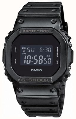 Casio Men's G-Shock Black-out Dial Resin Band DW-5600BB-1ER