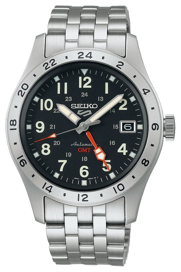 Seiko SSK023K1 5 Sports Field âDeployâ Mechanical GMT Watch