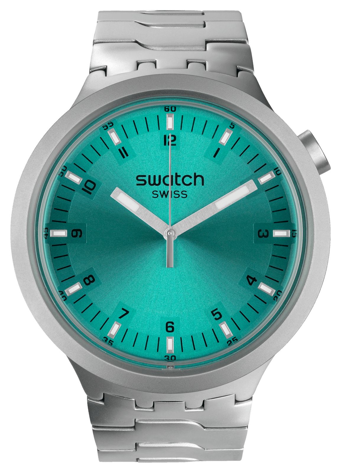 Swatch SB07S100G Big Bold Irony AQUA SHIMMER (47mm) Watch