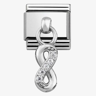 Nomination Classic Sparkling Infinity Charm 331800/10