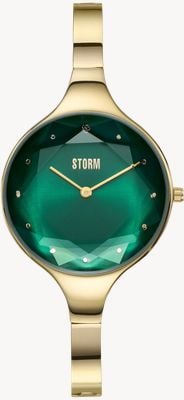 STORM CRISTOLA / 32mm  / Green Dial / Gold - Tone Stainless Steel Bracelet 47571/GD/GN