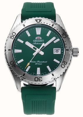 Orient Mako 40 Automatic (40mm) Green Dial / Green Rubber Strap RA-AC0Q11E30B
