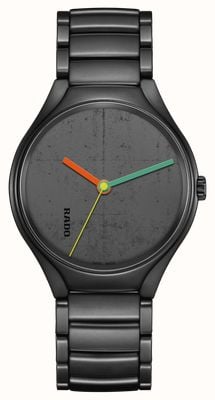 RADO True Round x Les Couleurs Le Corbusier Automatic (40mm) Grey Dial / High-Tech Ceramic Bracelet R27111162